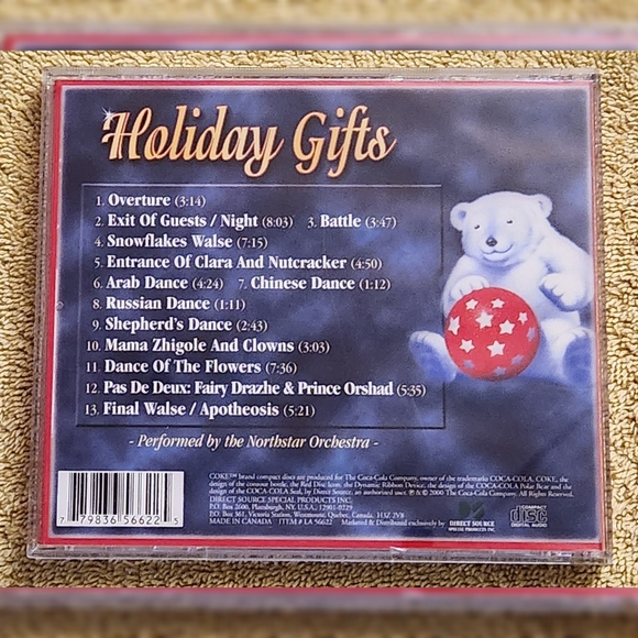 Holiday Gifts Celebrating With Coca-Cola 2 CD Set 2001 - Picture 7 of 8